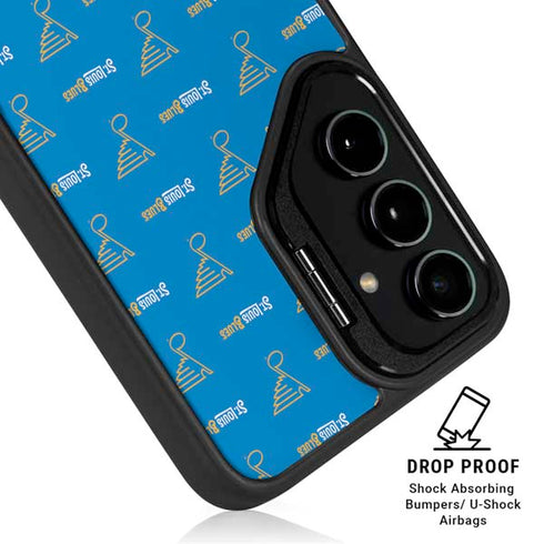 NHL St. Louis Blues Pattern Galaxy S24 Kickstand Case